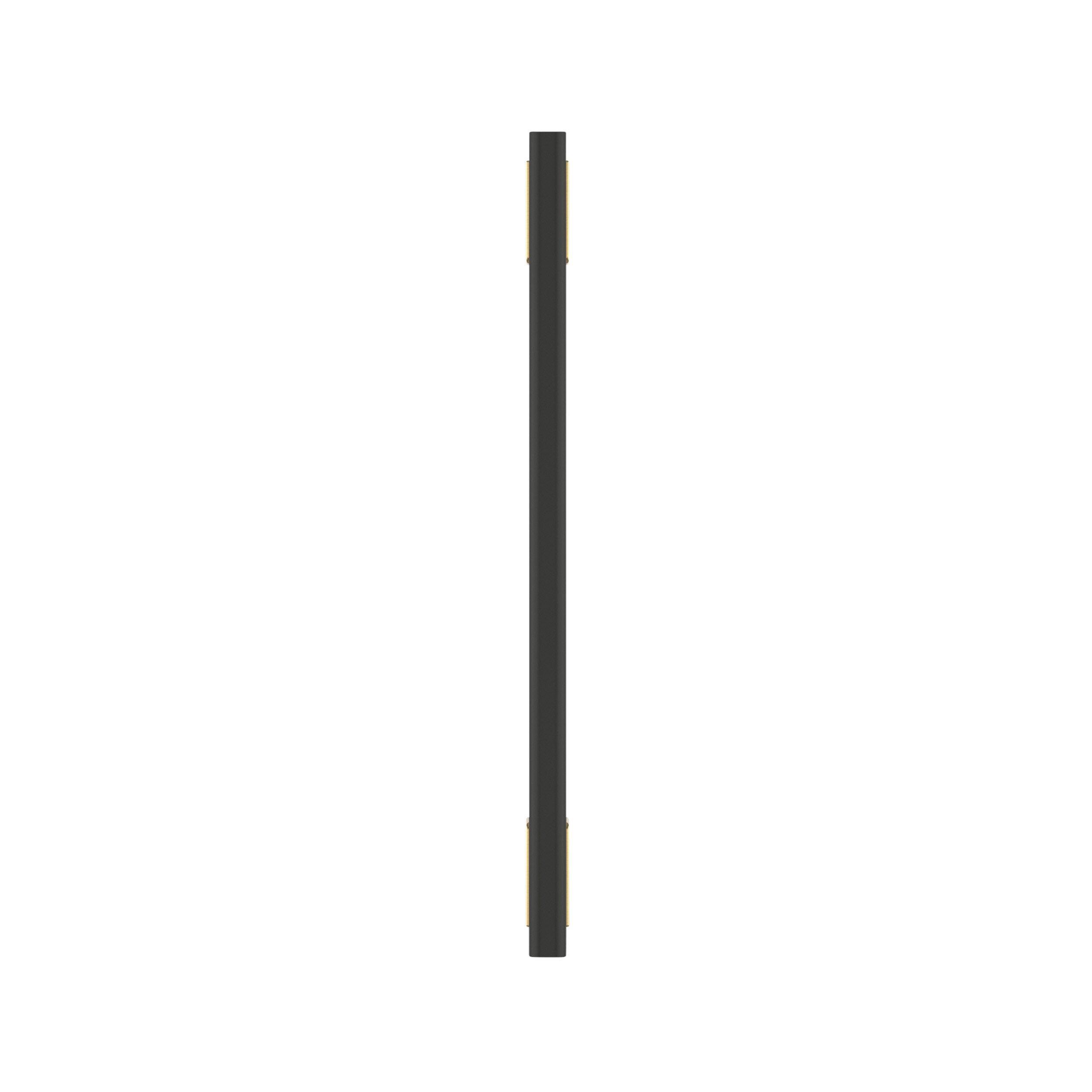 Signature Hardware Matte Black 7-9/16 in. Center-to-Center Cabinet Pull 
