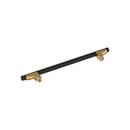 Signature Hardware Matte Black 7-9/16 in. Center-to-Center Cabinet Pull 