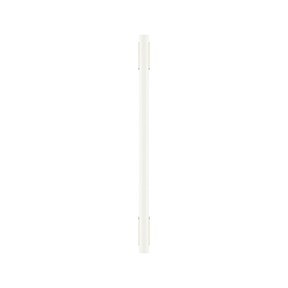 Signature Hardware Matte White 7-9/16 in. Center-to-Center Cabinet Pull 