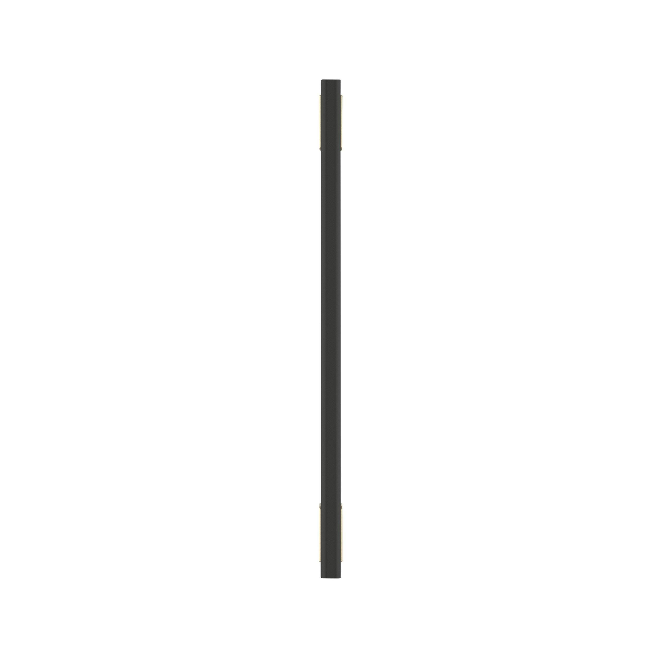 Signature Hardware Matte Black 8-13/16 in. Center-to-Center Cabinet Pull 