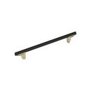 Signature Hardware Matte Black 8-13/16 in. Center-to-Center Cabinet Pull 