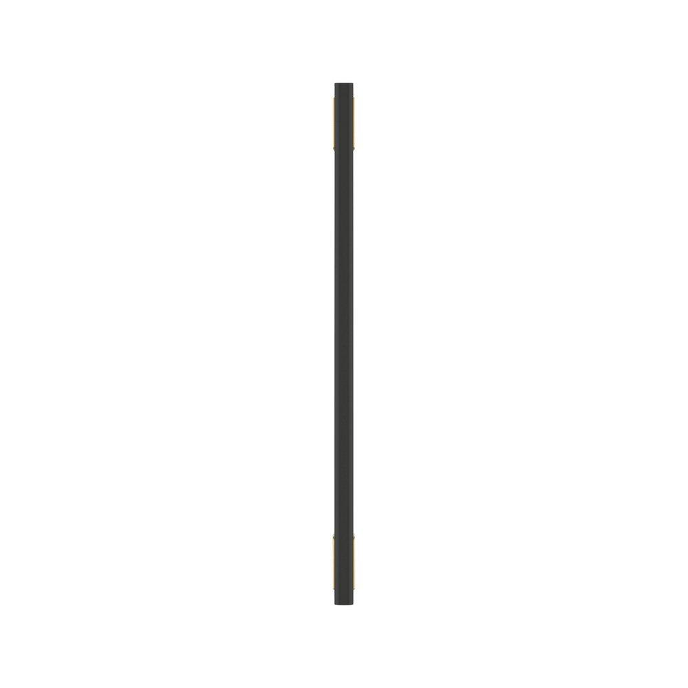 Signature Hardware Matte Black/Champagne Bronze 10-1/16 in. Center-to-Center Cabinet Pull 