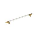 Signature Hardware Matte White 10-1/16 in. Center-to-Center Cabinet Pull 