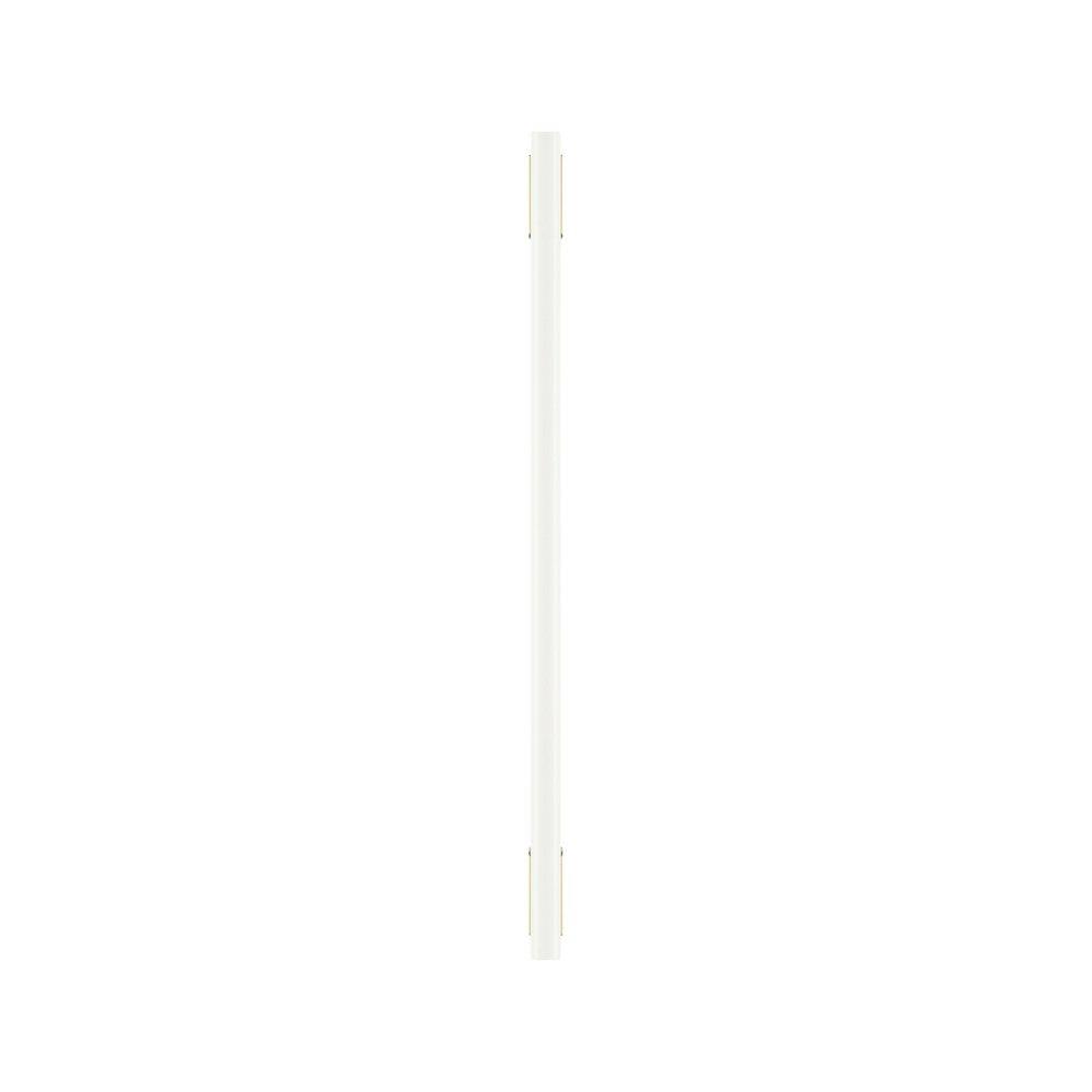 Signature Hardware Matte White 10-1/16 in. Center-to-Center Cabinet Pull 