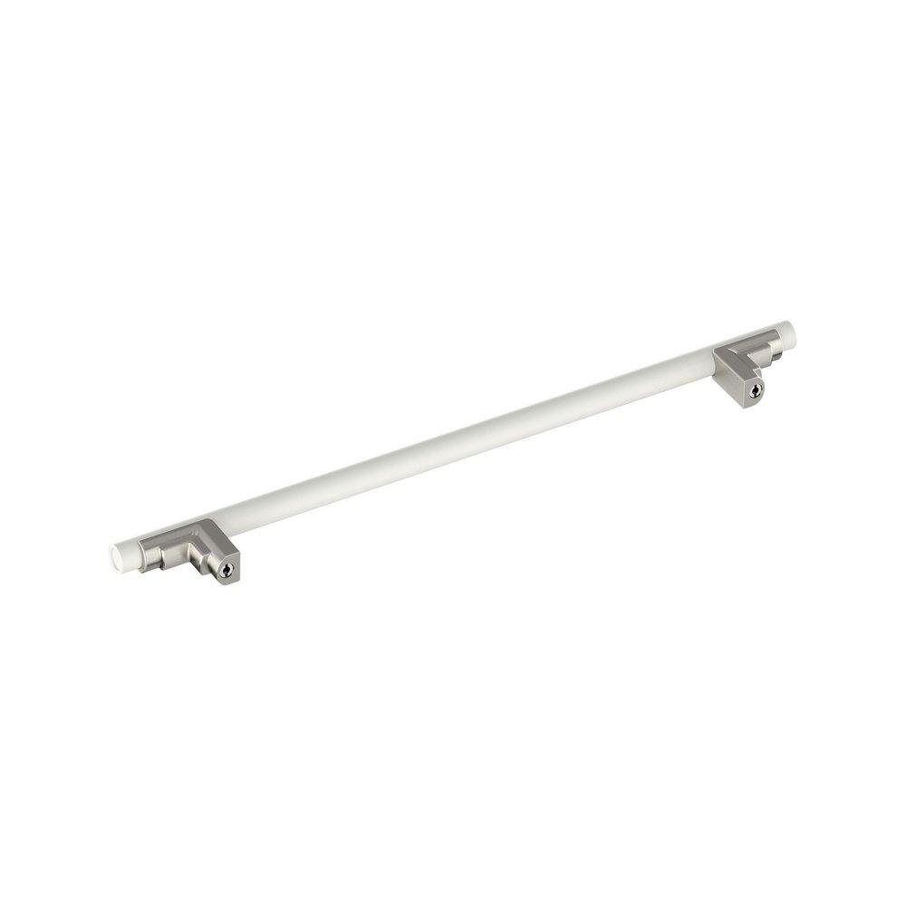 Signature Hardware Matte White 10-1/16 in. Center-to-Center Cabinet Pull 