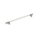 Signature Hardware Matte White 10-1/16 in. Center-to-Center Cabinet Pull 