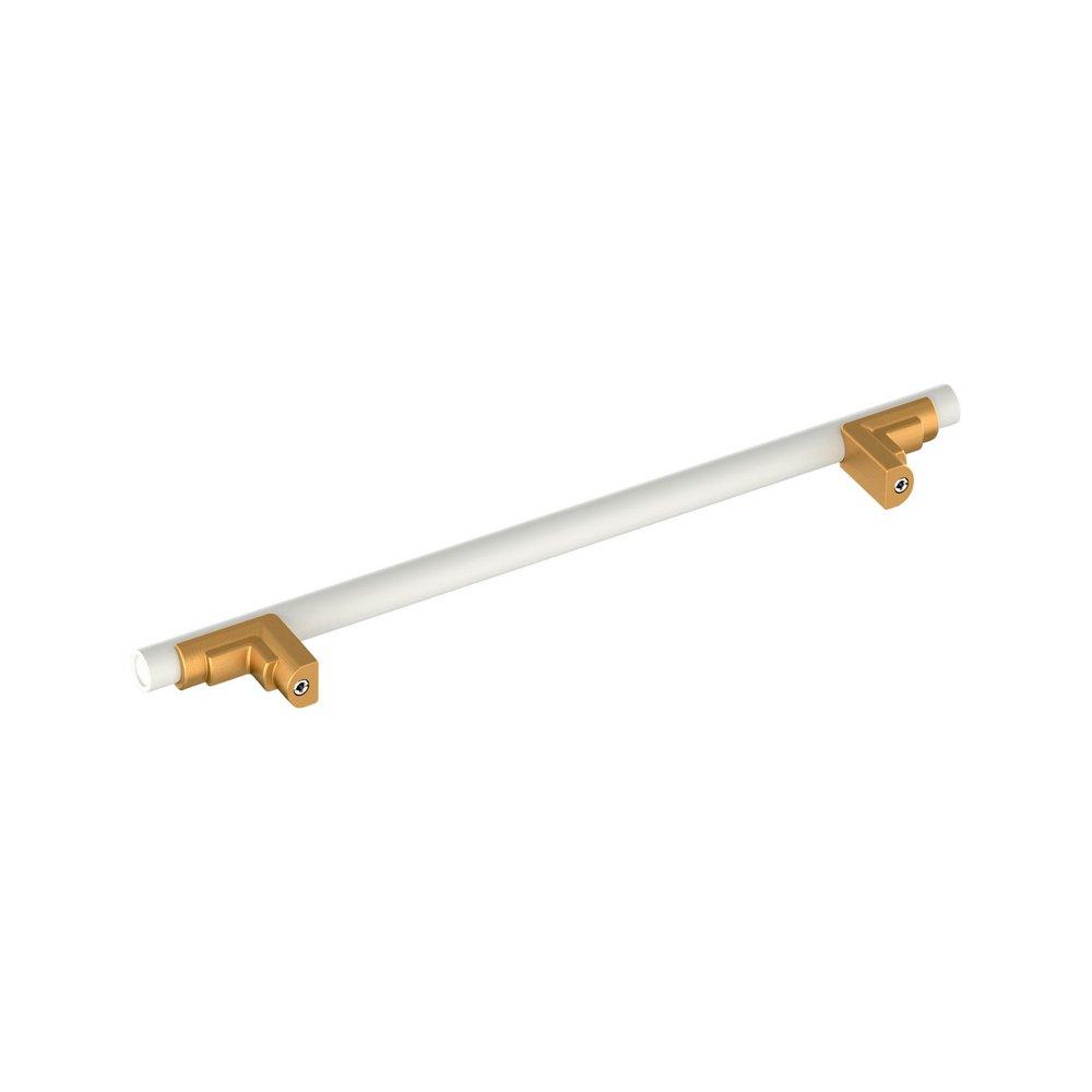 Signature Hardware Matte White 12 in. Center-to-Center Appliance Pull 