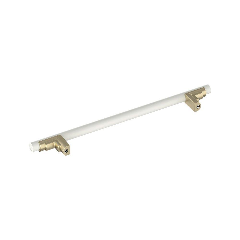 Signature Hardware Matte White 12 in. Center-to-Center Appliance Pull 