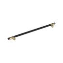 Signature Hardware Matte Black 18 in. Center-to-Center Appliance Pull 