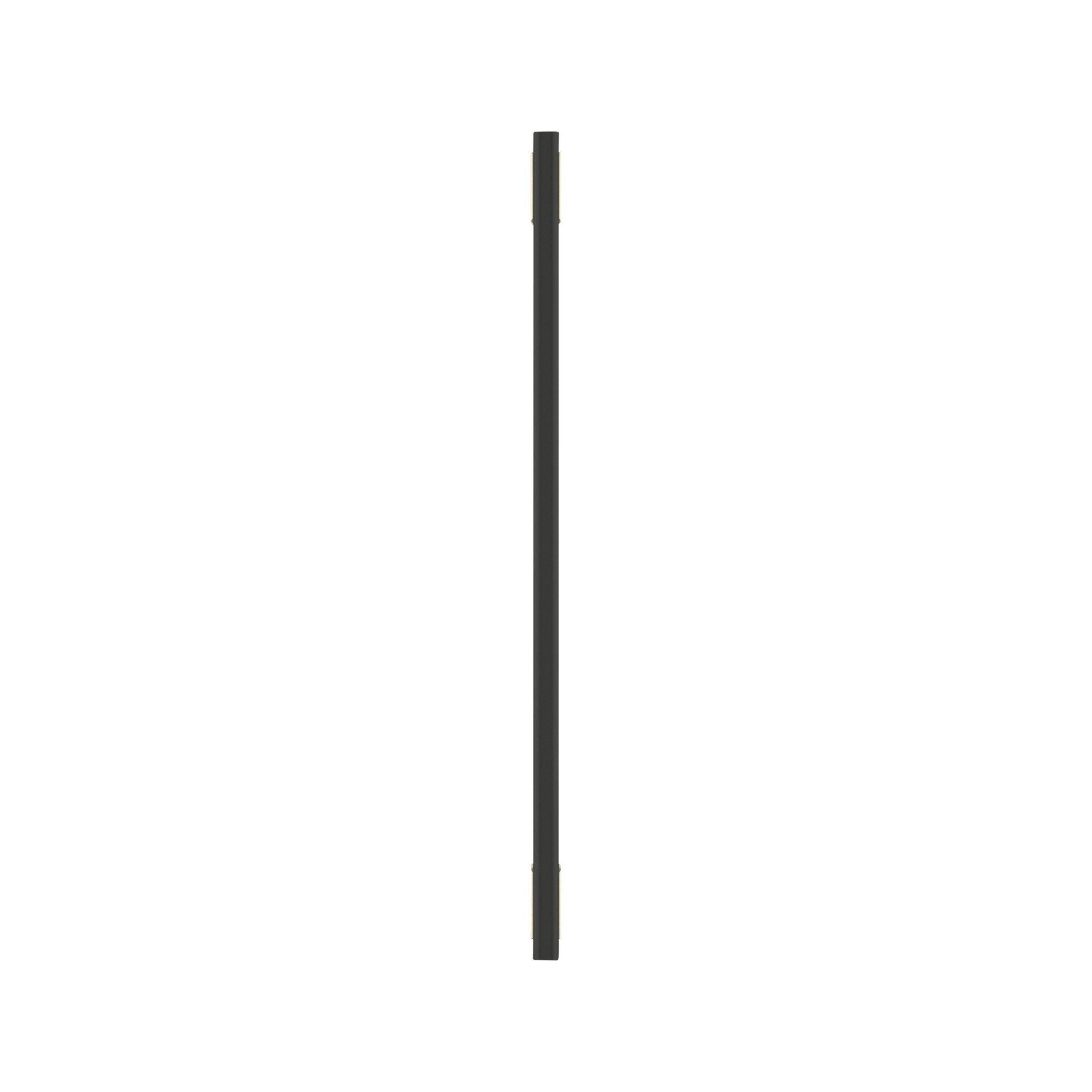 Signature Hardware Matte Black 18 in. Center-to-Center Appliance Pull 