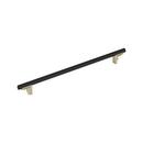 Signature Hardware Matte Black 18 in. Center-to-Center Appliance Pull 