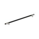 Signature Hardware Matte Black 18 in. Center-to-Center Appliance Pull 