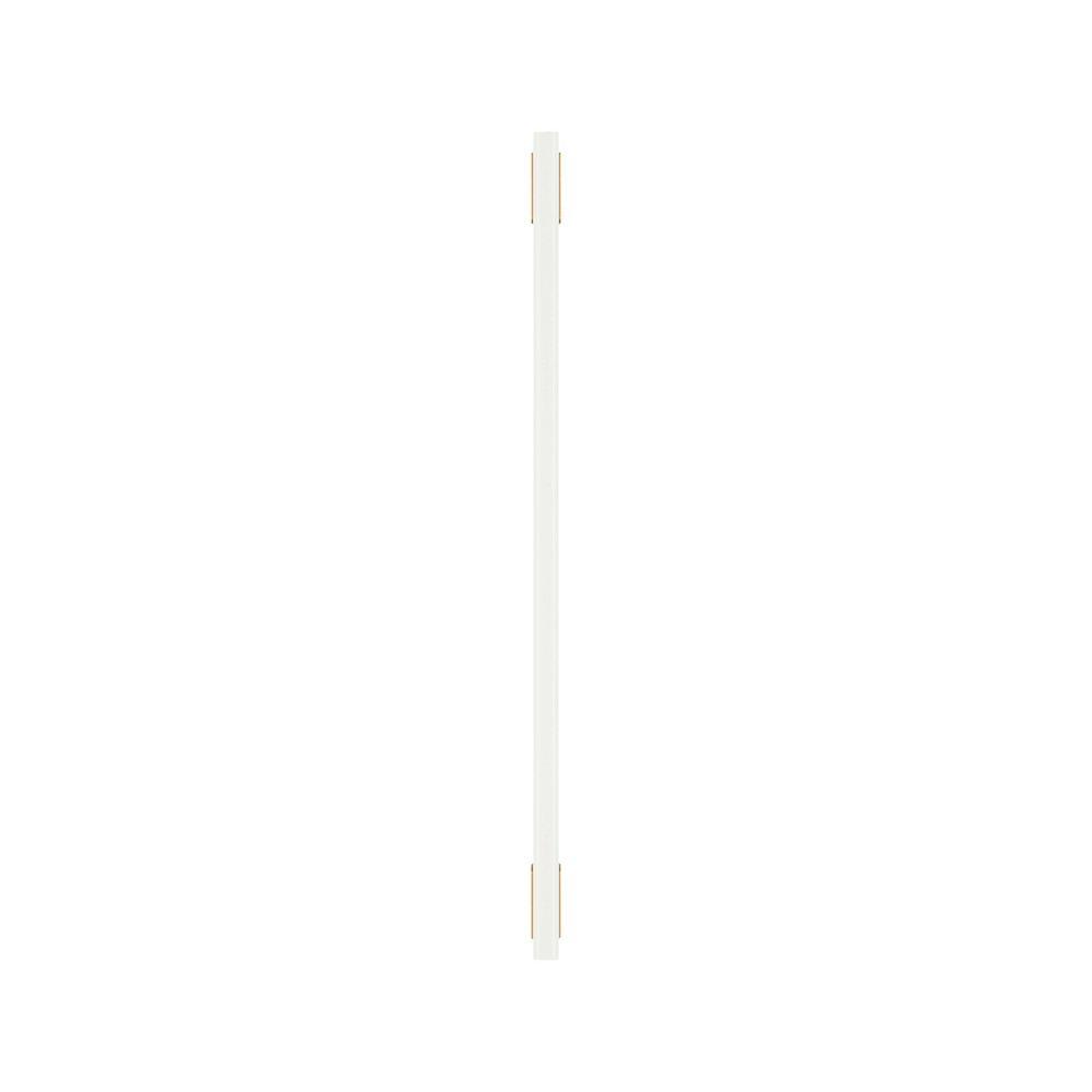 Signature Hardware Matte White 18 in. Center-to-Center Appliance Pull 