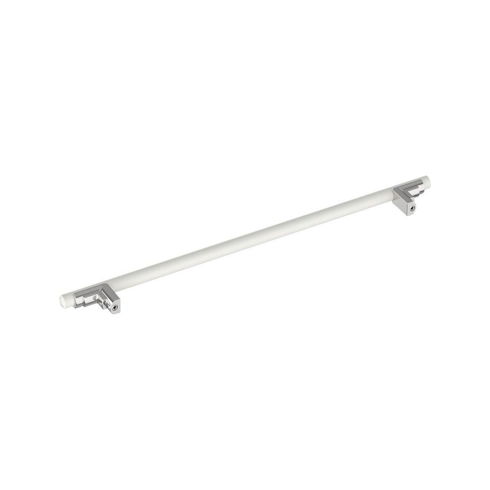 Signature Hardware Matte White 18 in. Center-to-Center Appliance Pull 