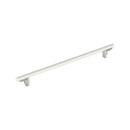 18 in. Center-to-Center Appliance Pull in Matte White/Polished Nickel
