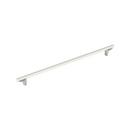 24 in. Center-to-Center Appliance Pull in Matte White/Satin Nickel