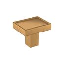 1-1/4 in. Cabinet Knob in Brushed Gold