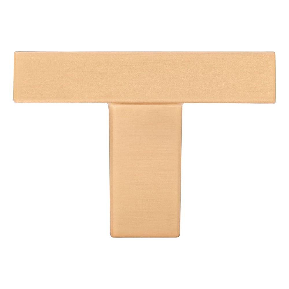Signature Hardware Brushed Gold 1-1/4 in. Cabinet Knob 