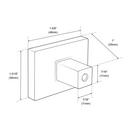 Signature Hardware Brushed Gold 1-5/8 in. Cabinet Knob 