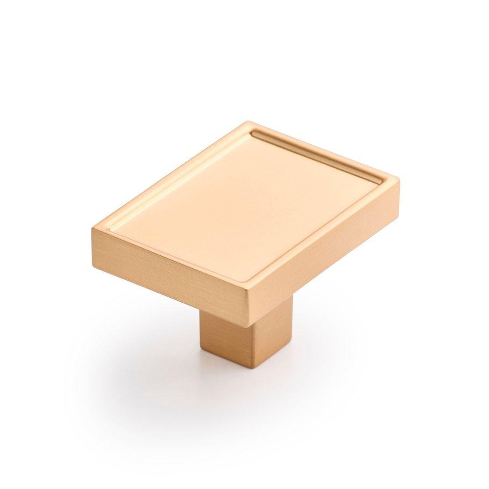 Signature Hardware Brushed Gold 1-5/8 in. Cabinet Knob 