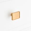 Signature Hardware Brushed Gold 1-5/8 in. Cabinet Knob 