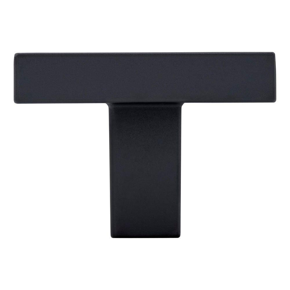 Signature Hardware Matte Black 1-5/8 in. Cabinet Knob 