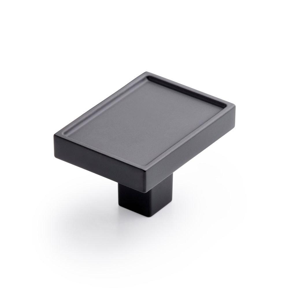 Signature Hardware Matte Black 1-5/8 in. Cabinet Knob 