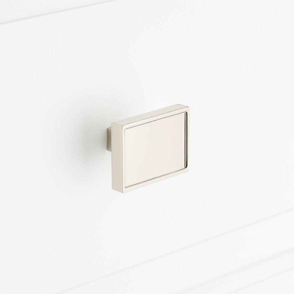 Signature Hardware Polished Nickel 1-5/8 in. Cabinet Knob 