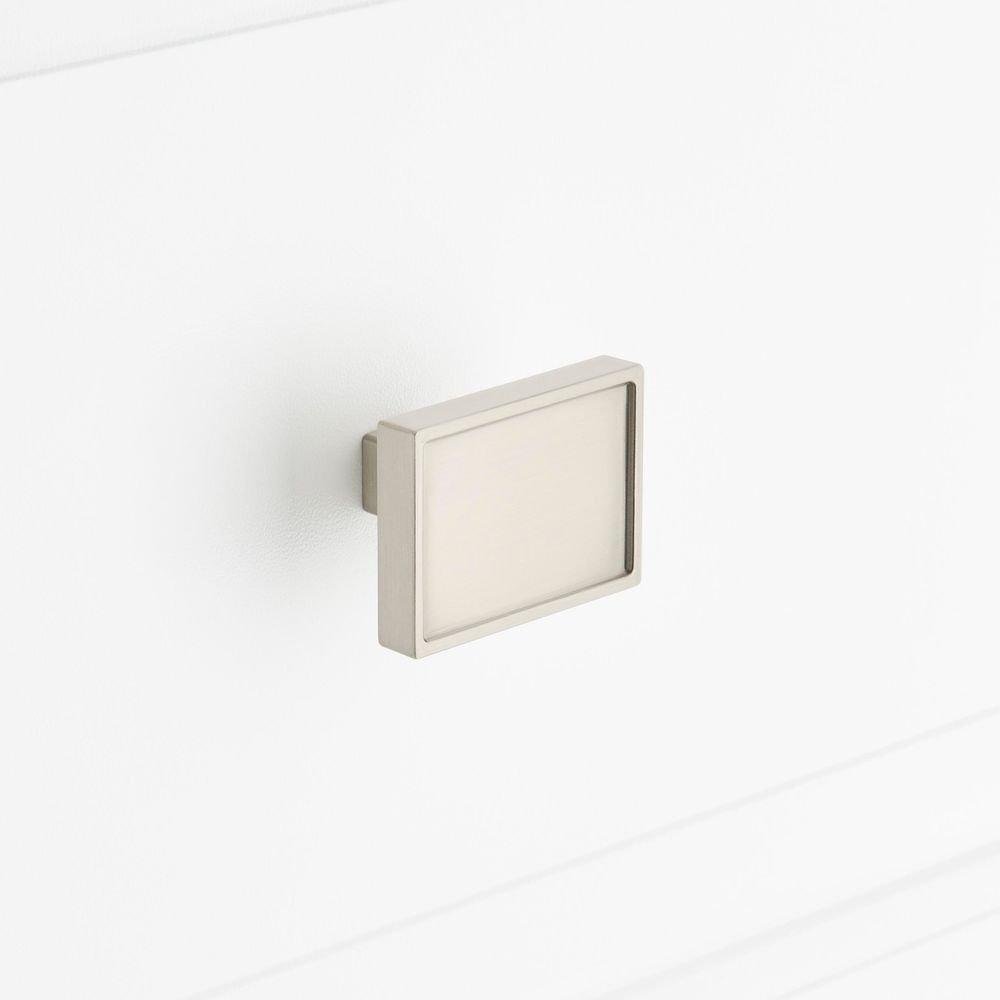 Signature Hardware Satin Nickel 1-5/8 in. Cabinet Knob 