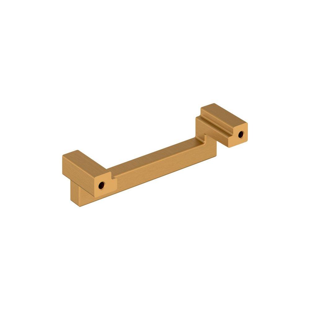 Signature Hardware Brushed Gold 3-3/4 in. Center-to-Center Cabinet Pull 