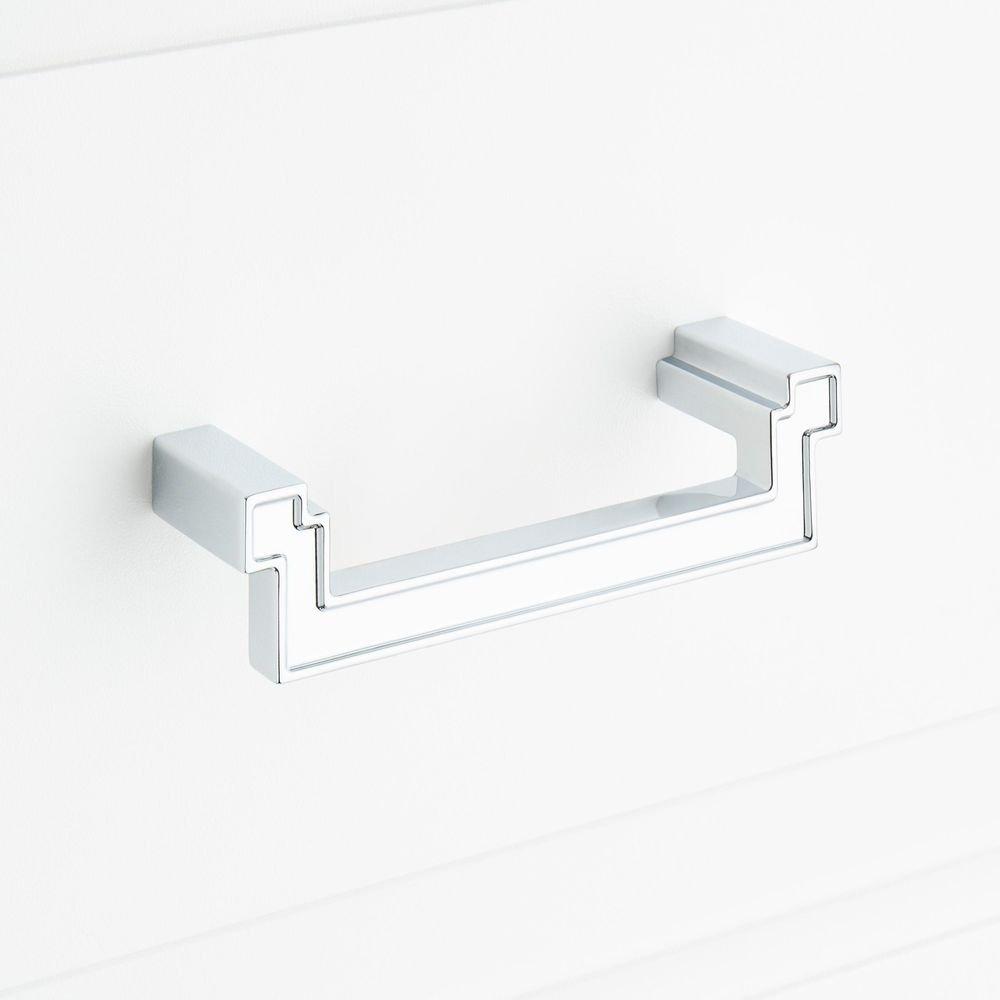 Signature Hardware Polished Chrome 3-3/4 in. Center-to-Center Cabinet Pull 