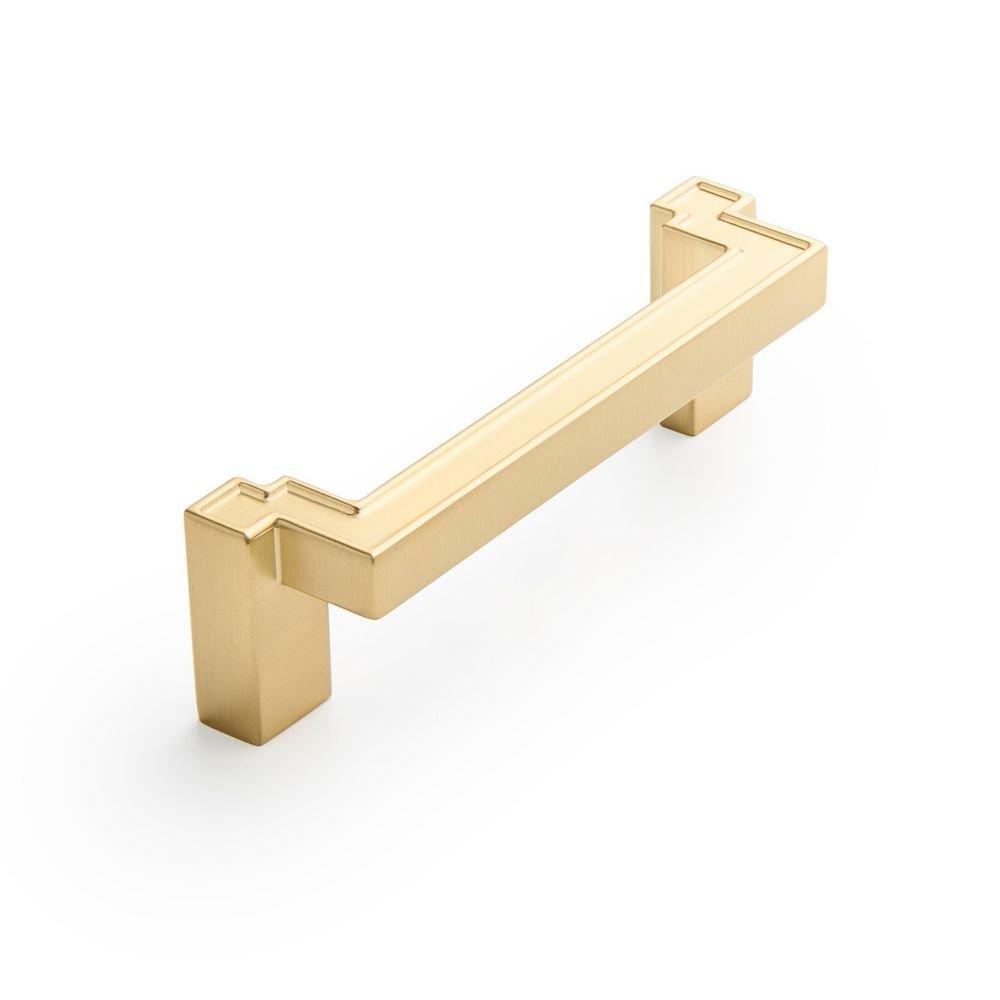 Signature Hardware Golden Champagne 3-3/4 in. Center-to-Center Cabinet Pull 