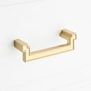 Signature Hardware Golden Champagne 3-3/4 in. Center-to-Center Cabinet Pull 
