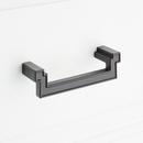 Signature Hardware Matte Black 3-3/4 in. Center-to-Center Cabinet Pull 