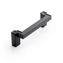 Signature Hardware Matte Black 3-3/4 in. Center-to-Center Cabinet Pull 