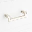 Signature Hardware Polished Nickel 3-3/4 in. Center-to-Center Cabinet Pull 