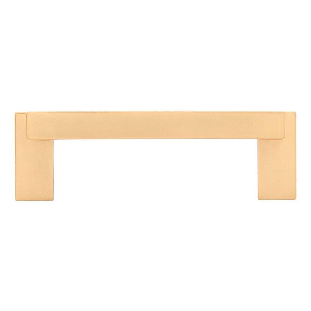 Signature Hardware Brushed Gold 5-1/16 in. Center-to-Center Cabinet Pull 