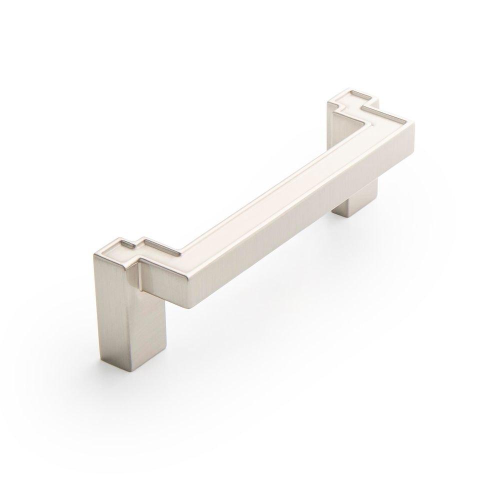Signature Hardware Satin Nickel 5-1/16 in. Center-to-Center Cabinet Pull 