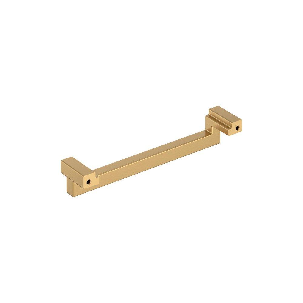 Signature Hardware Champagne Bronze 6-5/16 in. Center-to-Center Cabinet Pull 