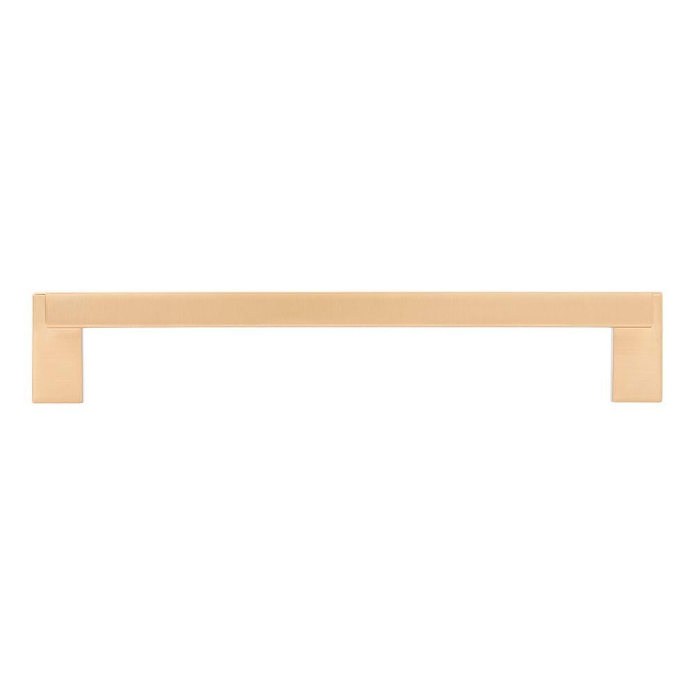Signature Hardware Champagne Bronze 6-5/16 in. Center-to-Center Cabinet Pull 