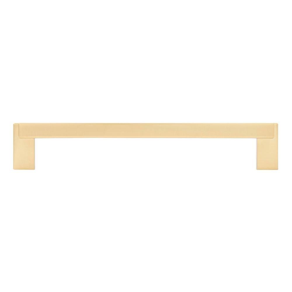 Signature Hardware Golden Champagne 6-5/16 in. Center-to-Center Cabinet Pull 