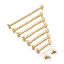 Signature Hardware Golden Champagne 6-5/16 in. Center-to-Center Cabinet Pull 