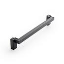 Signature Hardware Matte Black 6-5/16 in. Center-to-Center Cabinet Pull 
