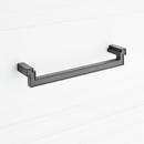 Signature Hardware Matte Black 6-5/16 in. Center-to-Center Cabinet Pull 