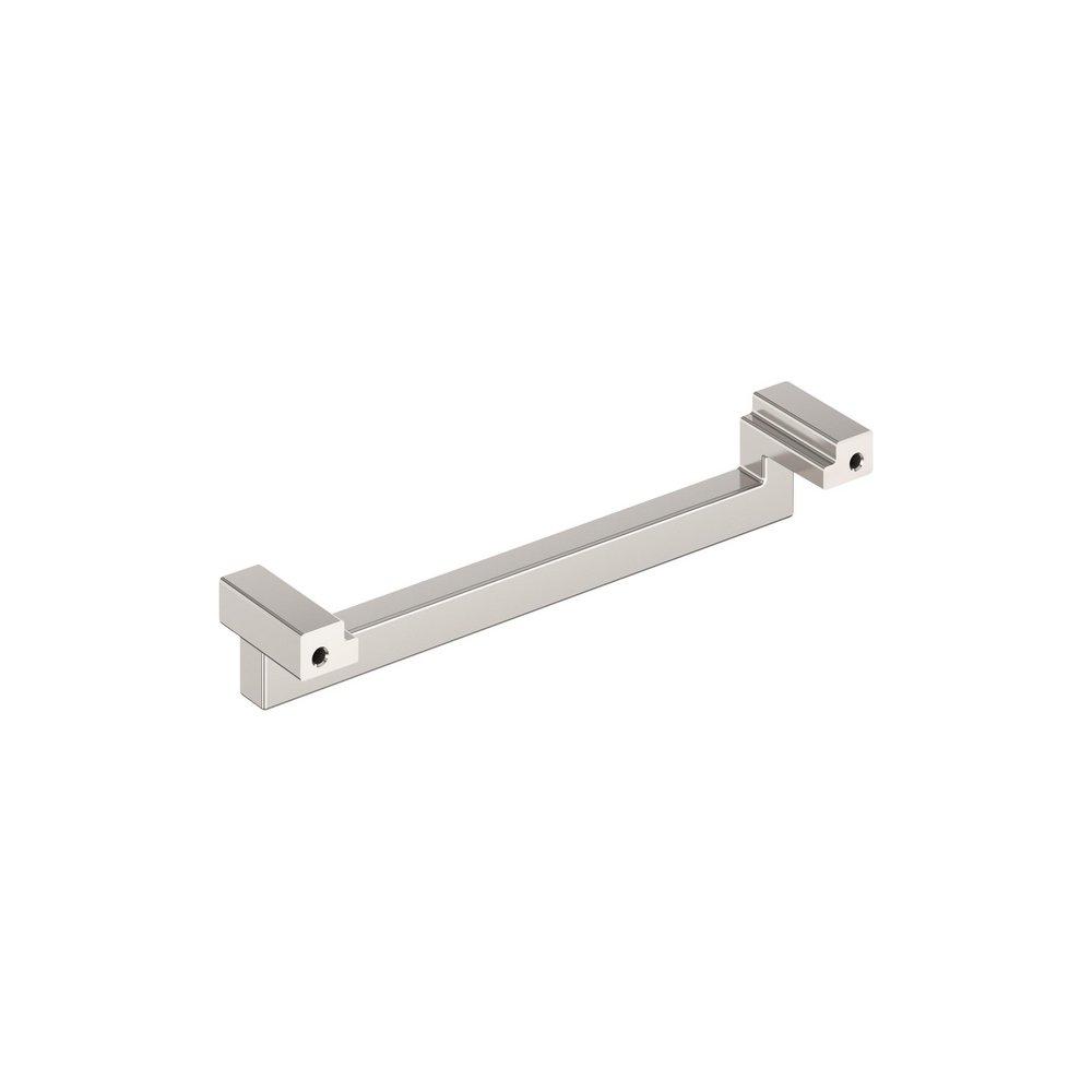 Signature Hardware Polished Nickel 6-5/16 in. Center-to-Center Cabinet Pull 