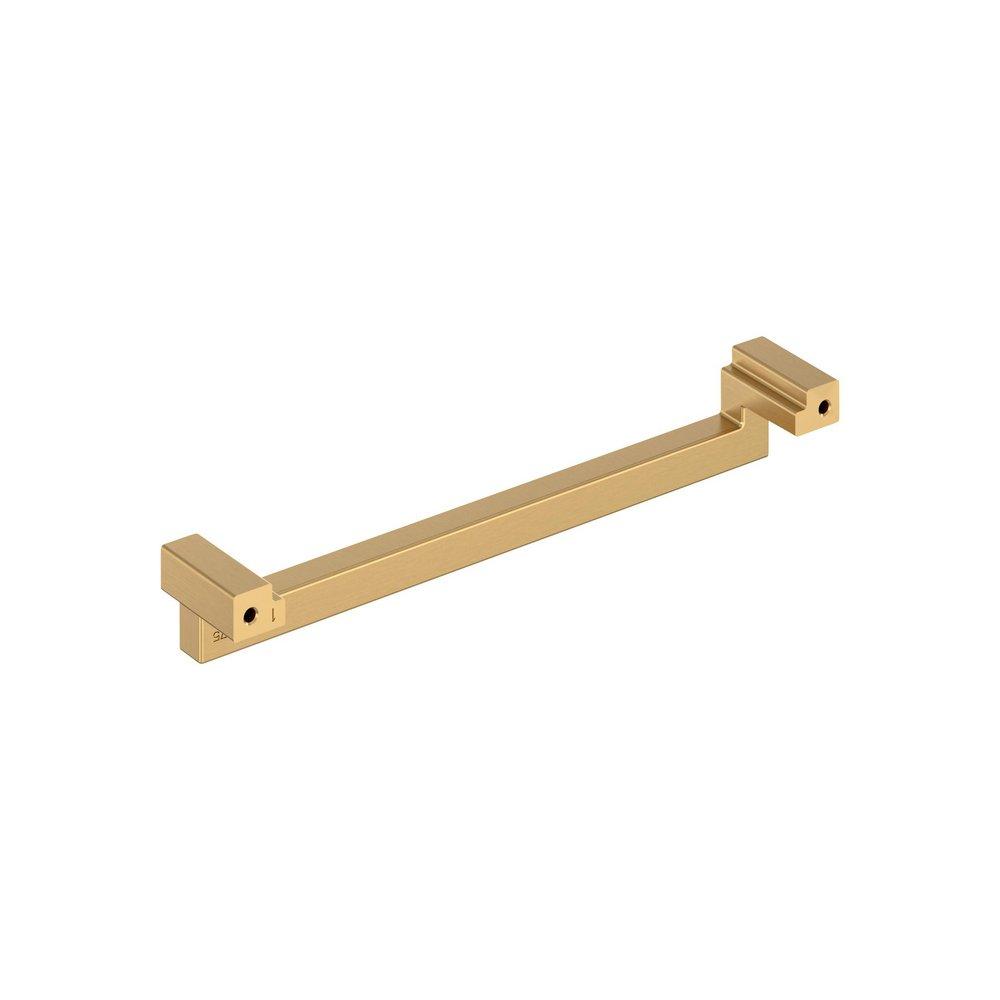 Signature Hardware Champagne Bronze 7-9/16 in. Center-to-Center Cabinet Pull 