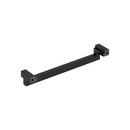 Signature Hardware Matte Black 7-9/16 in. Center-to-Center Cabinet Pull 