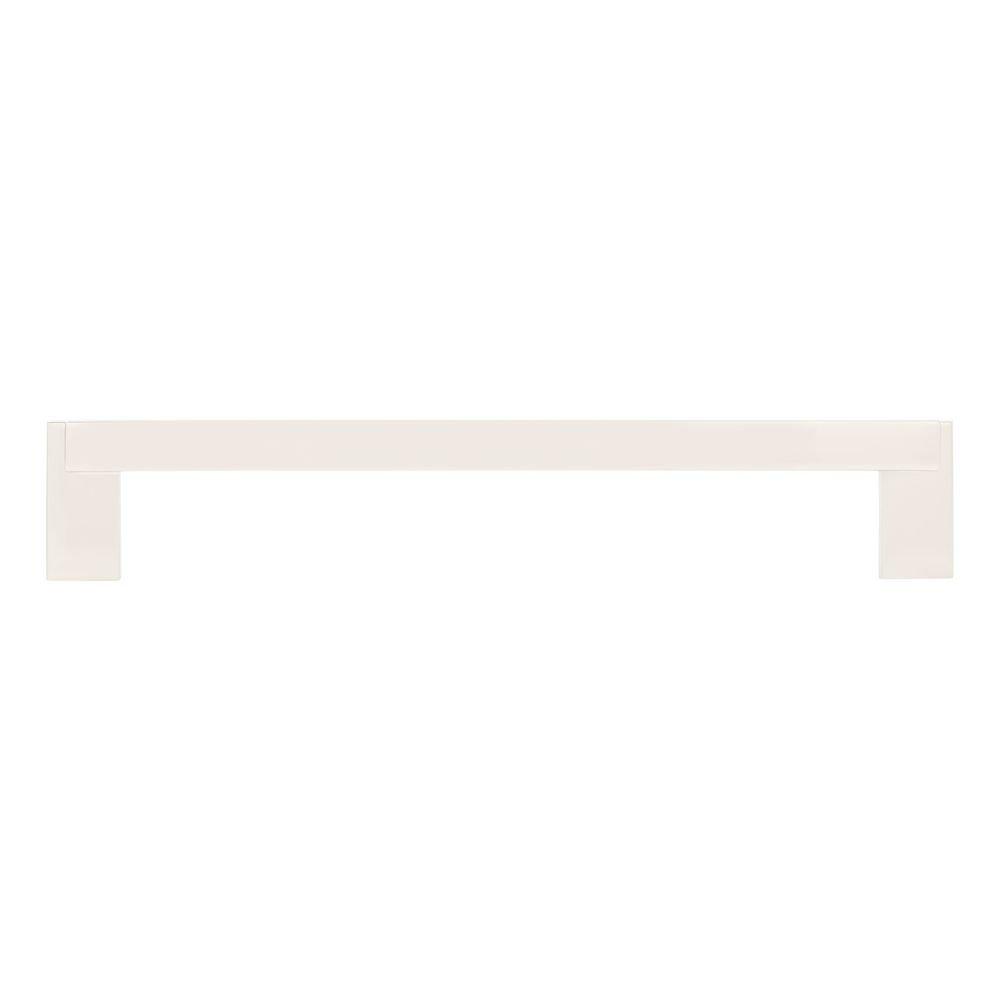Signature Hardware Polished Nickel 7-9/16 in. Center-to-Center Cabinet Pull 