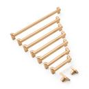 Signature Hardware Champagne Bronze 8-13/16 in. Center-to-Center Cabinet Pull 