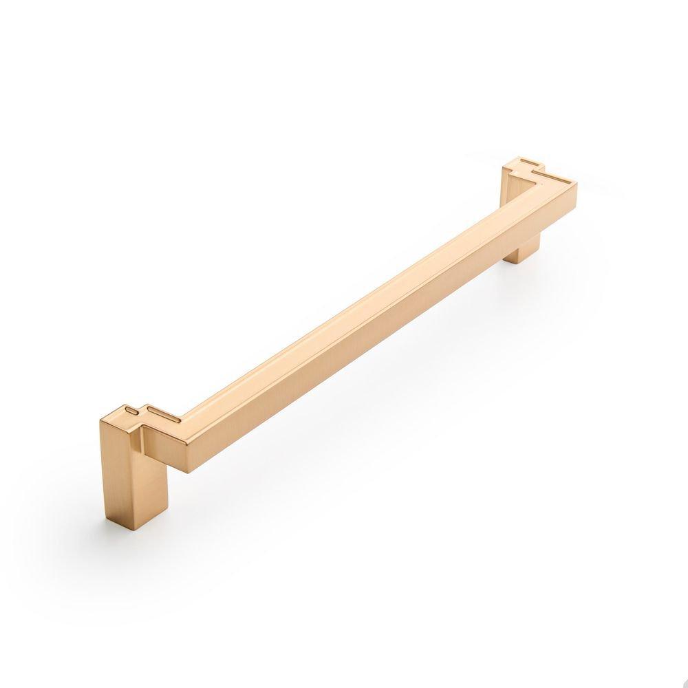 Signature Hardware Champagne Bronze 8-13/16 in. Center-to-Center Cabinet Pull 